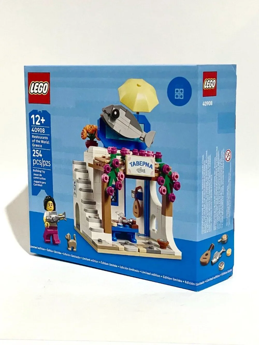 LEGO 40908 Restaurants of the World Greece NIB NEW in Hand